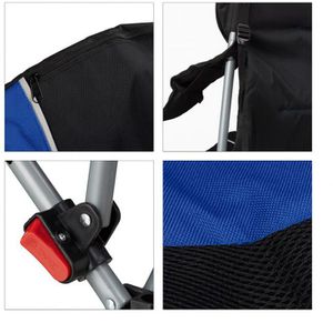 Produktbild für Campingstuhl Relaxdays 10021010, blau, bis 130 kg