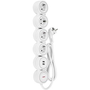 Produktbild für Steckdosenleiste REV-Ritter Supraflex, 1,4m Kabel