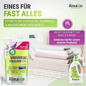 Produktbild für Waschmittel AlmaWin Vollwaschmittel Lavendelduft
