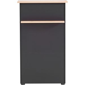 Produktbild für Empfangstheke Möbelpartner 155643, artisan eiche / schwarz