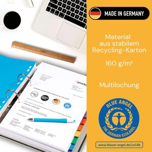 Produktbild für Register perfect-line A4, blanko
