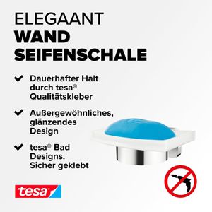 Produktbild für Seifenschale Tesa Elegaant 40628, weiß