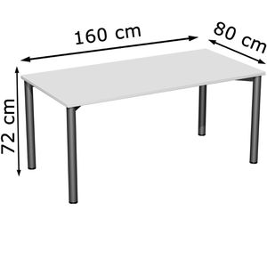 Produktbild für Besprechungstisch Geramöbel S-710125-LA, rechteckig
