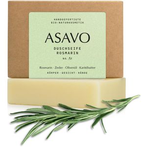 Seife ASAVO Premium handgemachte Bio Naturseife, Rosmarin