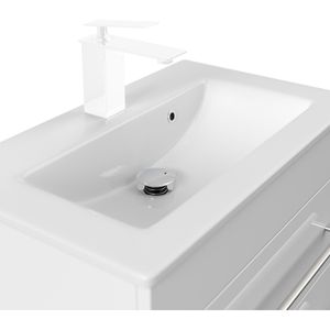 Produktbild für Waschtisch Posseik Portus 600 SlimLine, hängend,weiß hochglanz