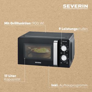Produktbild für Mikrowelle Severin MW 7781, mit 900 Watt Grill