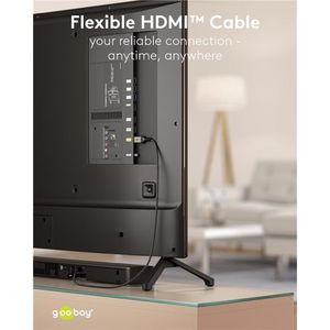 Produktbild für HDMI-Kabel Goobay Plus 65263 HDMI 2.1, vergoldete Stecker