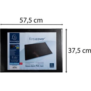 Produktbild für Schreibunterlage Exacompta Kreacover 29781e, schwarz