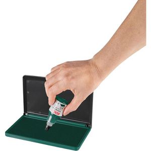 Produktbild für Stempelfarbe Colop 801 Premium, wasserbasiert, grün