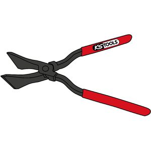 Produktbild für Falzzange KS-Tools 222.1601, gerade