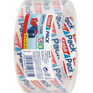 Packband Tesa Crystal Clear, PP, kristallklar