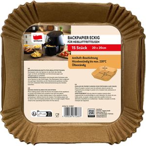 Produktbild für Backpapier Quickpack für Heißluftfritteusen, 20 x 20 cm