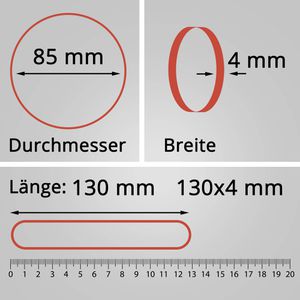 Produktbild für Gummibänder Alco 750