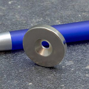 Produktbild für Magnete Böttcher-AG N35, silber, Neodym Magnet