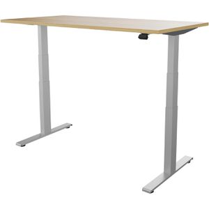 Produktbild für Schreibtisch fm-Büromöbel fouraction eiche / silber
