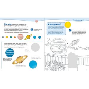 Produktbild für Spielbuch WAS-IST-WAS Junior, Mitmach-Heft Weltraum