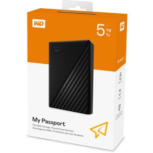 Produktbild für Festplatte WesternDigital My Passport schwarz