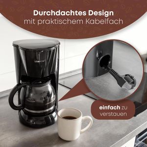 Produktbild für Kaffeemaschine Clatronic KA 3473, mit Glaskanne