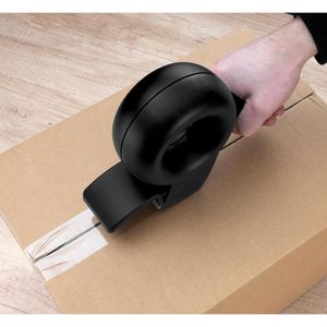 Produktbild für Packbandabroller Helit H6380095 the bagel, schwarz