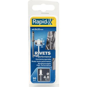 Blindnieten Rapid 5000391, Aluminium, Set