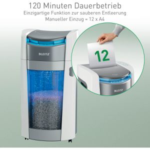 Produktbild für Aktenvernichter Leitz 8044 IQ OptiMax Autofeed Office Pro 600