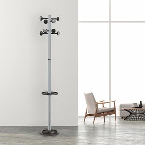 Produktbild für Garderobenständer Unilux Accueil 100340698, grau