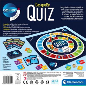 Produktbild für Kartenspiel Clementoni Galileo - Das große Quiz