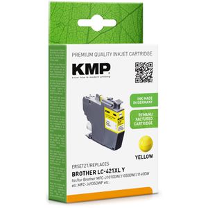 Produktbild für Tinte KMP für Brother LC-421XLY