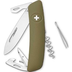 SWIZA Taschenmesser D03, 11 Funktionen, khaki, mit Feststellklinge