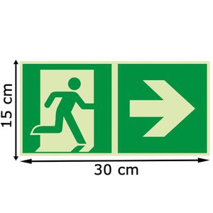 Produktbild für Hinweisschild Abtec ISO 7010 E002+E005 Kunststoff