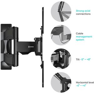 Produktbild für TV-Wandhalterung Onkron M4-B, bis 35 kg