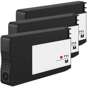 Produktbild für Tinte AgfaPhoto für HP 711, CZ135A, 3er-Pack
