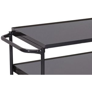 Produktbild für Tischwagen VARIOfit sw-600.601/AG, Metall &amp; Holz