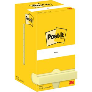 Haftnotizen Post-it Notes, 654-CY, gelb