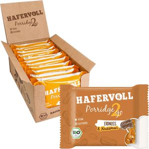 Müsliriegel Hafervoll Porridge2Go Erdnuss, BIO