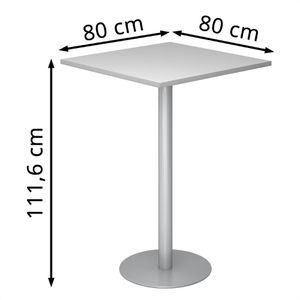 Produktbild für Stehtisch Hammerbacher STH88, lichtgrau