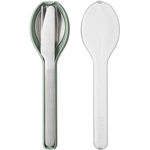 Besteck-Set Mepal Ellipse Nordic sage, Edelstahl 18/10
