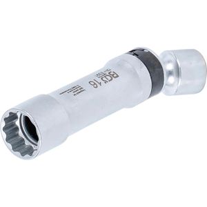 Zündkerzenschlüssel BGS-technic 2391, Steckeinsatz mit Gelenk