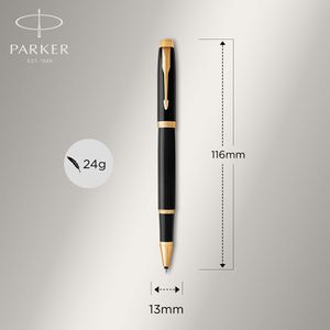 Produktbild für Tintenroller Parker IM Black Lacquer G.C., 1931659
