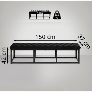Produktbild für Sitzbank CLP Polson, 318769, bis 200 kg