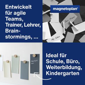 Produktbild für Moderationskarten Magnetoplan 112501570, Grey