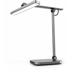 Schreibtischlampe Unilux Pureline, silber, LED, dimmbar