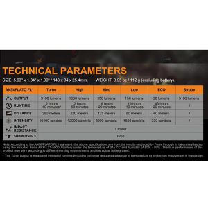 Produktbild für Taschenlampe Fenix TK16 V2.0, LED, aufladbar