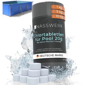 Produktbild für Chlor NASSWERK organisch, schnelllösliche Mini Chlortabletten