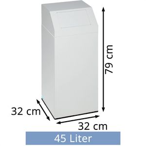 Produktbild für Mülleimer VAR 1231, weiß