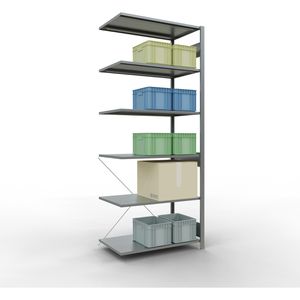 Produktbild für Anbauregal Schulte 12766, 6 Metallböden