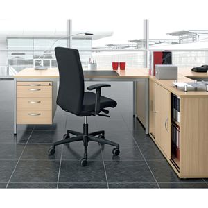 Produktbild für Schreibtisch Geramöbel 4 Fuß Eco N-522120-AL
