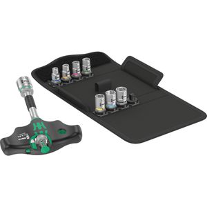 Produktbild für Steckschlüssel Wera Kompakt 400 RA Set 2, 9-teilig