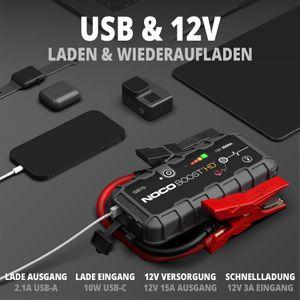 Produktbild für Starthilfe-Powerbank NOCO Boost HD GB70, 12V