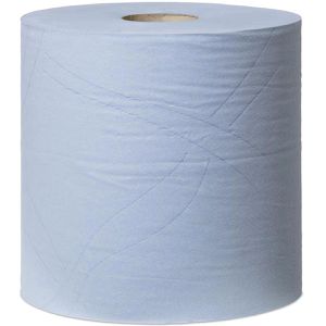 Produktbild für Putztuchrolle Tork 130073, W1 / W2 / W3, aus Zellstoff, blau